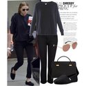 Ashley Olsen in Black TOMS Espadrilles 2.jpg