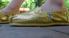 Gold Glitter TOMS Espadrilles 3.jpg