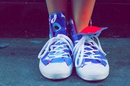 rochelle fox, converse shoes, marimekko, collaberation, print flower, Unikko Pattern.jpg