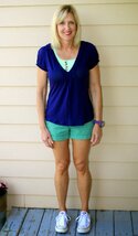 blue anthropologie top_teal jcrew shorts_gap tank_brighton necklace_swatch_converse.jpg