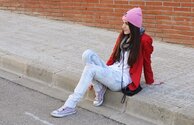 Rippead jeans and red blazer 2.jpg