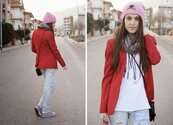 Rippead jeans and red blazer 3.jpg