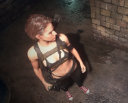 Jill Valentine red converse mod for Resident Evil 3 remake 2.PNG