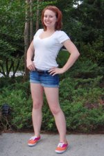 white-old-navy-t-shirt-blue-forever-21-shorts-orange-keds-shoes-pink-earri_400.jpg