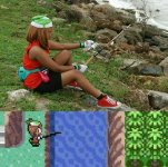 May fishing with a comparison to her fishing in Emerald.jpg