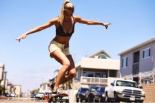 Skater Girl in Black Low Tops.JPG