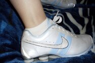 white, light blue, silver, & gray leather nike shox cl.jpg