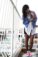 blue-thirfted-jacket-beige-h-m-shirt-black-h-m-dress-black-random-from-jap.jpg