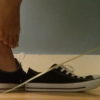 barefoot in sweaty converse shoeplay.mp4