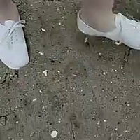 coasters 'keds' at the beach.mp4